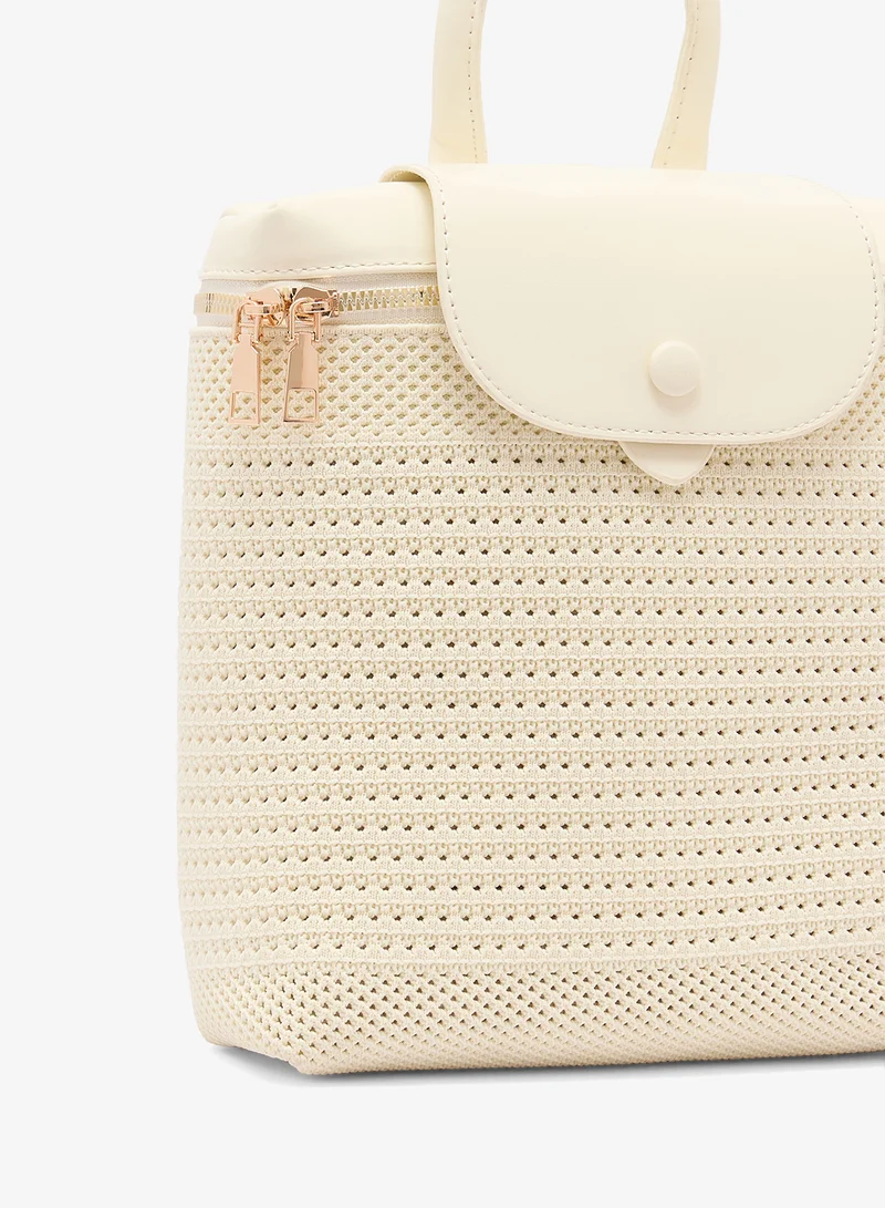 Ginger  Woven Texture Backpack for Women | Best Price UAE